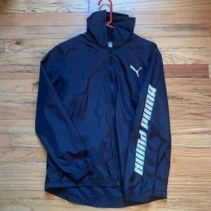 PUMA Zip Up Track Jacket Black Size Medium